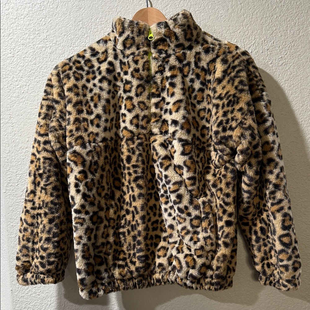 Nordstrom Treasure & Bond Animal Print Kids Puffer Jacket